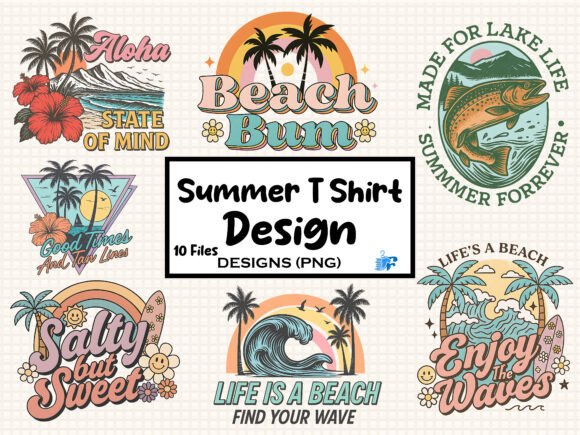 Download Retro Summer Bundle Sublimation - Summer bundle Collection