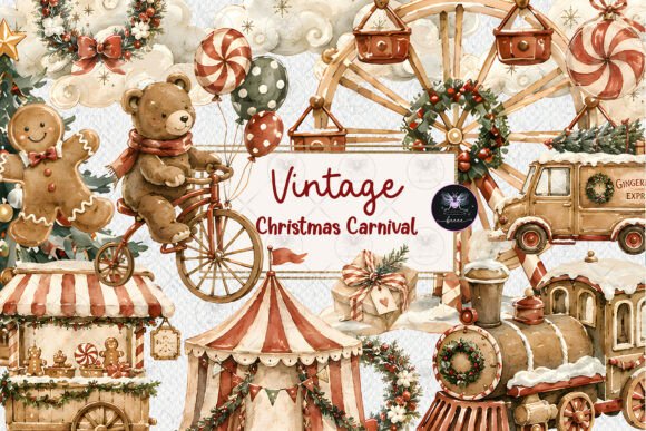 Download Vintage Christmas Clipart - Premium Resources