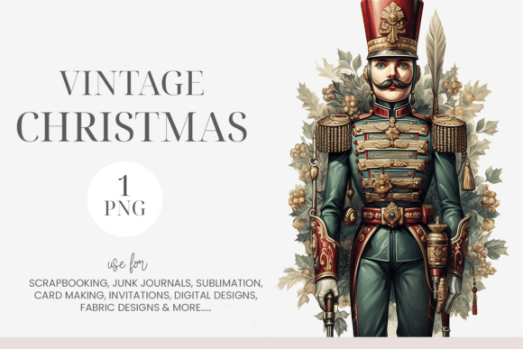 Download Vintage Christmas Nutcracker Clipart - Vintage christmas Collection