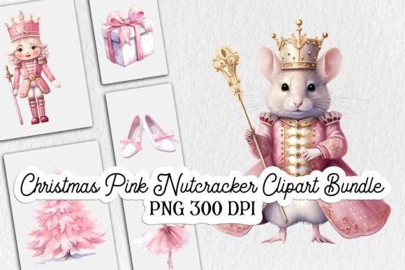 Download Christmas Pink Nutcracker Clipart Bundle - Clipart bundle Collection