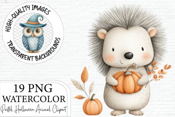 Download Pastel Halloween Animal Clipart Bundle - Clipart bundle Collection